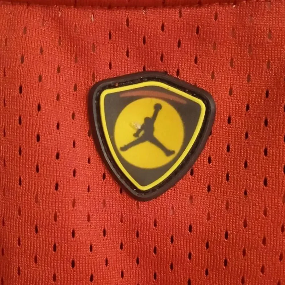 Rare Vintage Y2K Jordan Jumpman Red and Black Sleeveless Jersey Men's XL